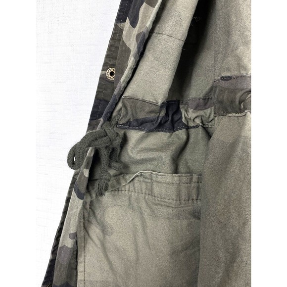 Love Tree Women’s Camo Snap Button Cinchable Waist Collar Multi Pocket Vest Med - Picture 12 of 16